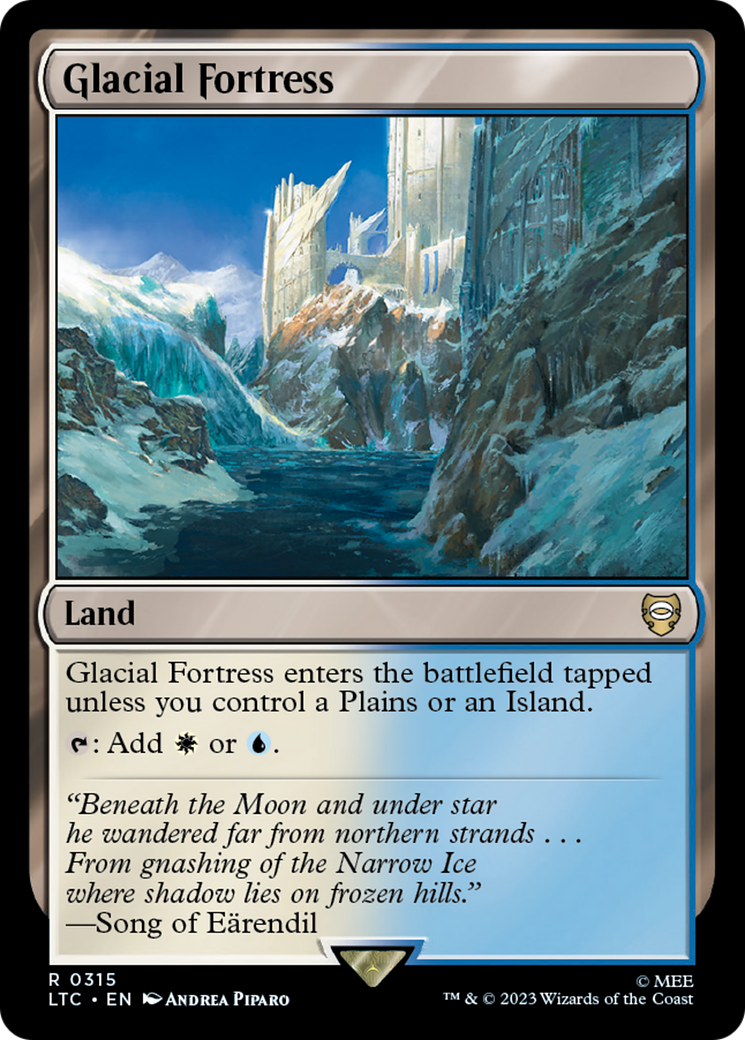 Glacial Fortress (LTC-315) [Tales of Middle-earth Commander] MTG Single Wizards of the Coast