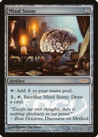 Mind Stone (DCI) (WPN-011) [Misc] WPN & Gateway Promos Foil MTG Single Wizards of the Coast