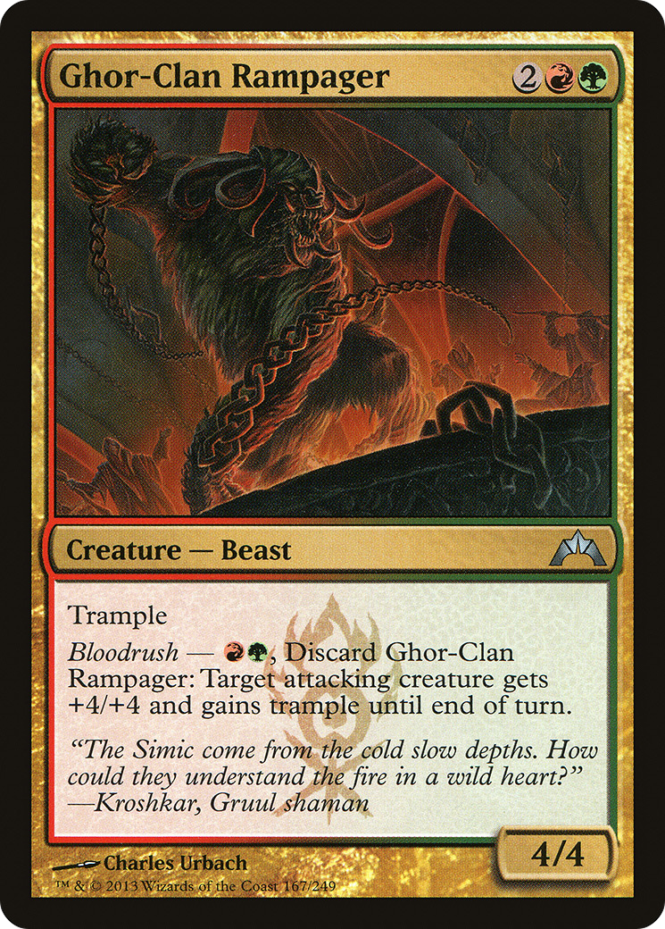 Ghor-Clan Rampager (GTC-167) [Gatecrash] MTG Single Wizards of the Coast