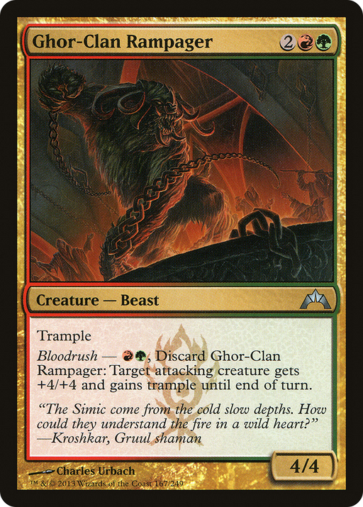 Ghor-Clan Rampager (GTC-167) [Gatecrash] MTG Single Wizards of the Coast