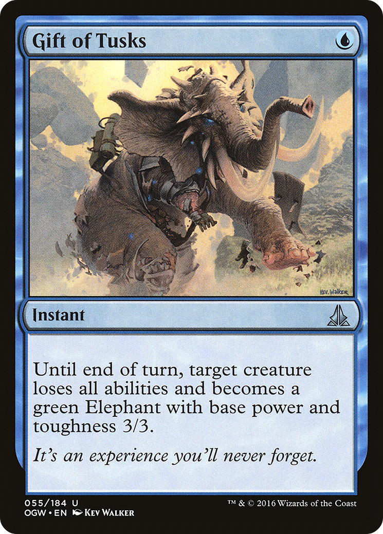 Gift of Tusks (OGW-055) [Oath of the Gatewatch] MTG Single Wizards of the Coast