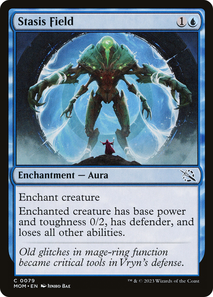 Stasis Field (MOM-079) [March of the Machine] MTG Single Wizards of the Coast