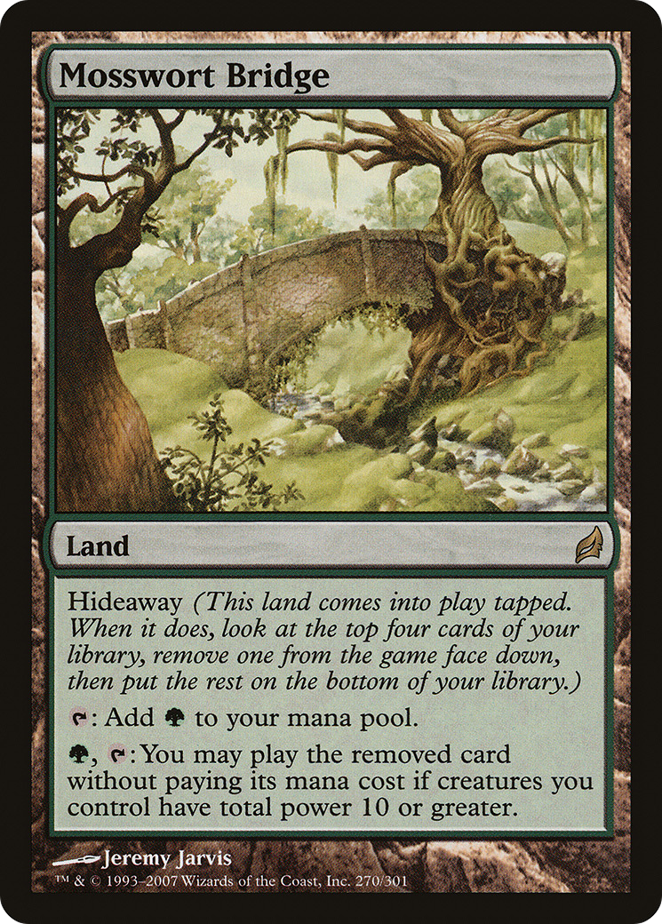 Mosswort Bridge (LRW-270) [Lorwyn] Foil MTG Single Wizards of the Coast