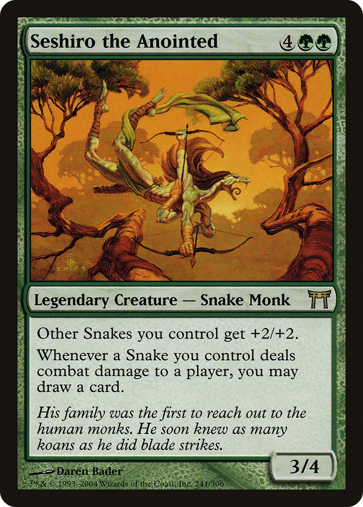Seshiro the Anointed (CHK-241) [Champions of Kamigawa] MTG Single Wizards of the Coast