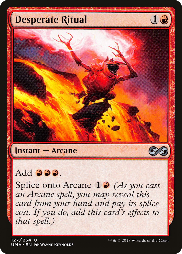 Desperate Ritual (UMA-127) [Ultimate Masters] MTG Single Wizards of the Coast