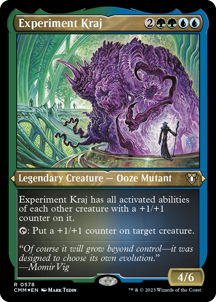 Experiment Kraj (CMM-578) [Commander Masters] Etched Foil MTG Single Wizards of the Coast