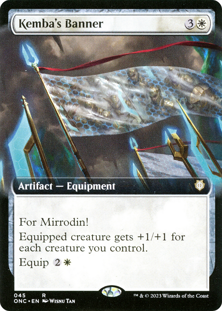 Kemba's Banner (ONC-045) [Phyrexia: All Will Be One Commander] (Extended Art) MTG Single Wizards of the Coast