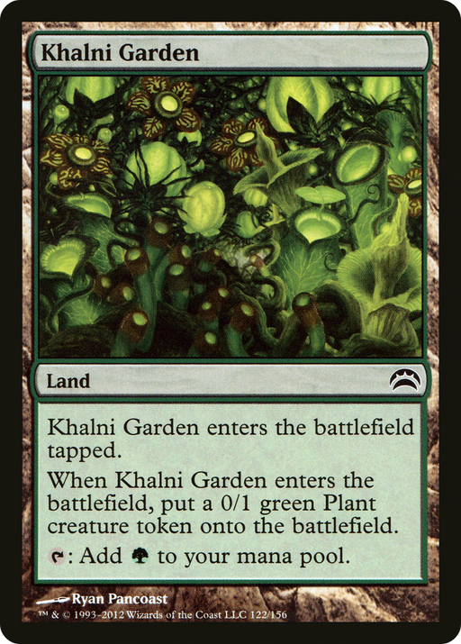 Khalni Garden (PC2-122) [Misc] Planechase 2012 Foil MTG Single Wizards of the Coast
