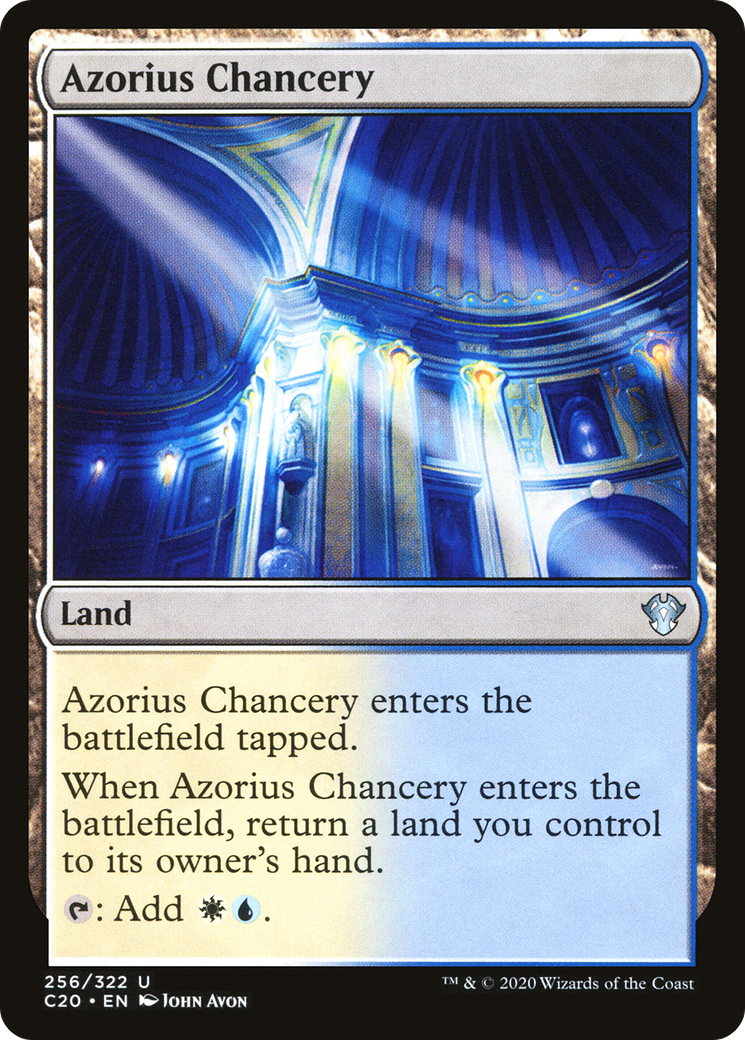 Azorius Chancery (C20-256) [Commander 2020] MTG Single Wizards of the Coast