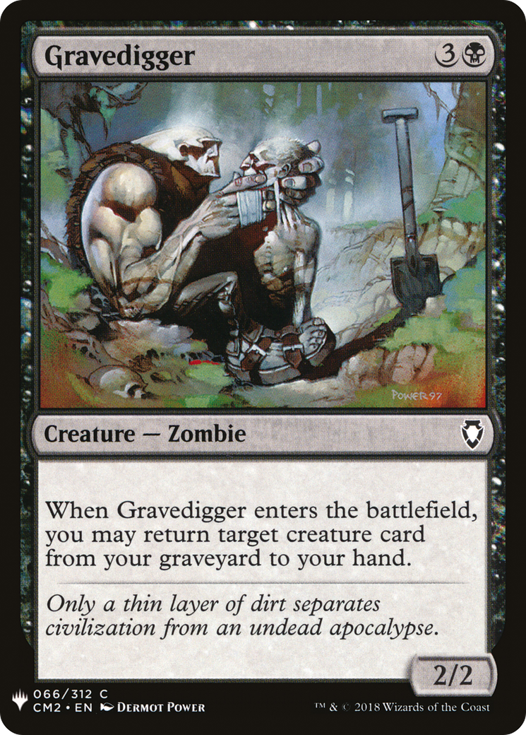 Gravedigger (LIST-066) [Mystery Booster] The List MTG Single Wizards of the Coast