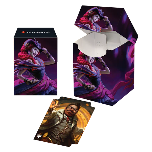 Ultra Pro: Deck Box 100+ - "Olivia, Opulent Outlaw " MTG Outlaws of Thunder Junction Deck Boxes & Storage Ultra Pro