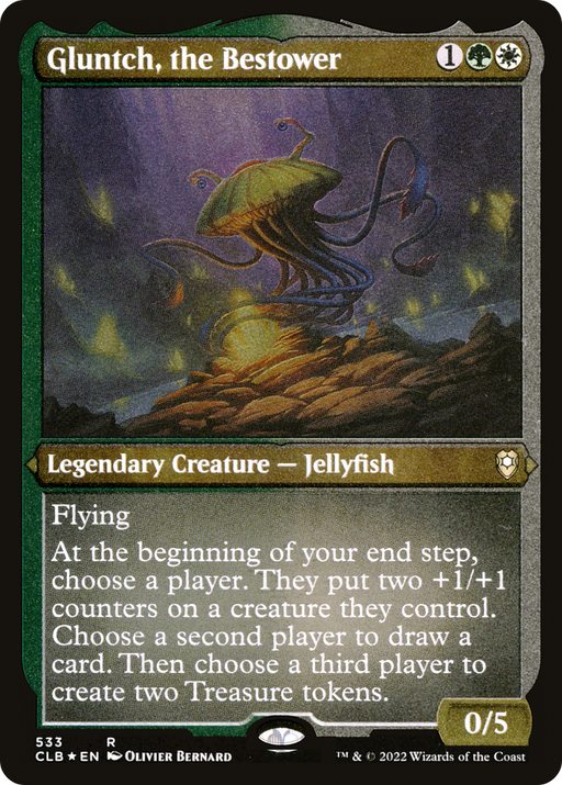 Gluntch, the Bestower (CLB-533) [Commander Legends: Battle for Baldur's Gate] Etched Foil MTG Single Wizards of the Coast