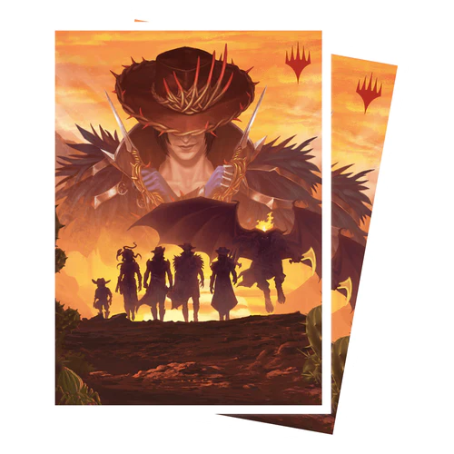 Ultra Pro: Apex Sleeves - "Gang Silhouette" MTG Outlaws of Thunder Junction 105ct Card Sleeves Ultra Pro