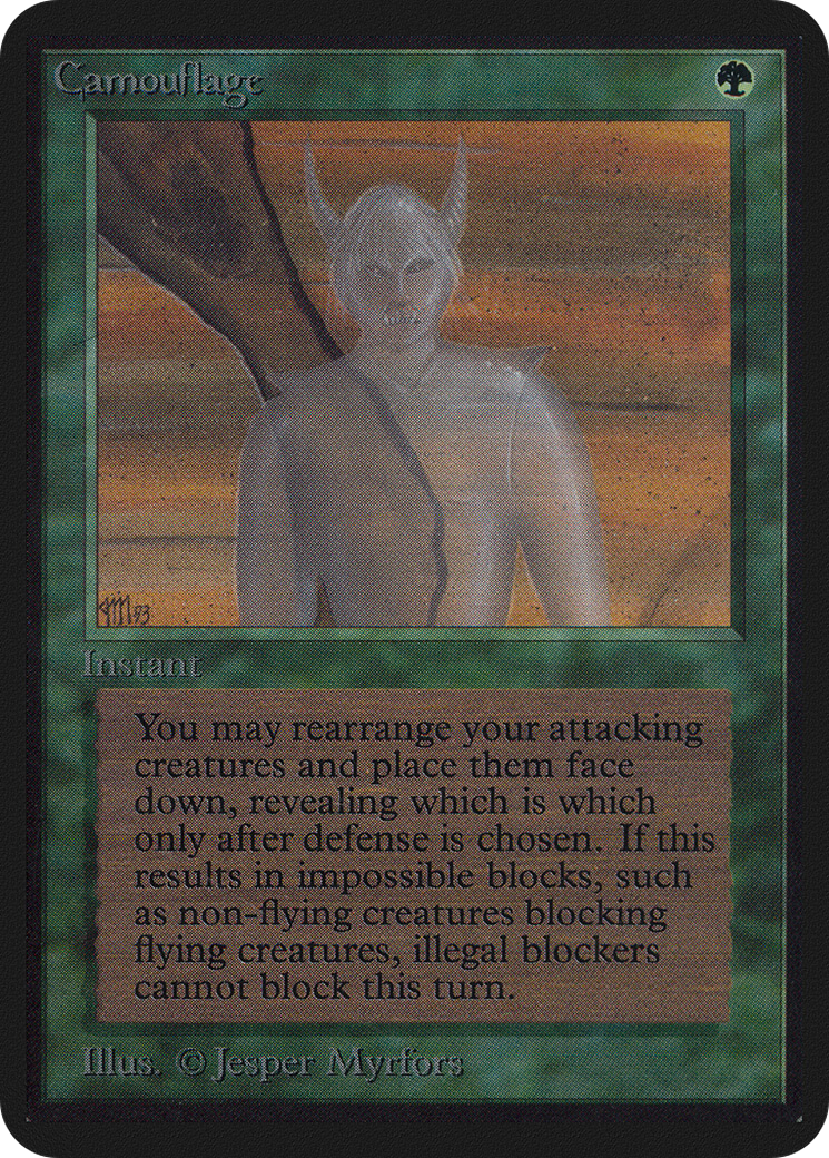 Camouflage (LEA-) [Oldschool] Limited Edition Alpha MTG Single Wizards of the Coast