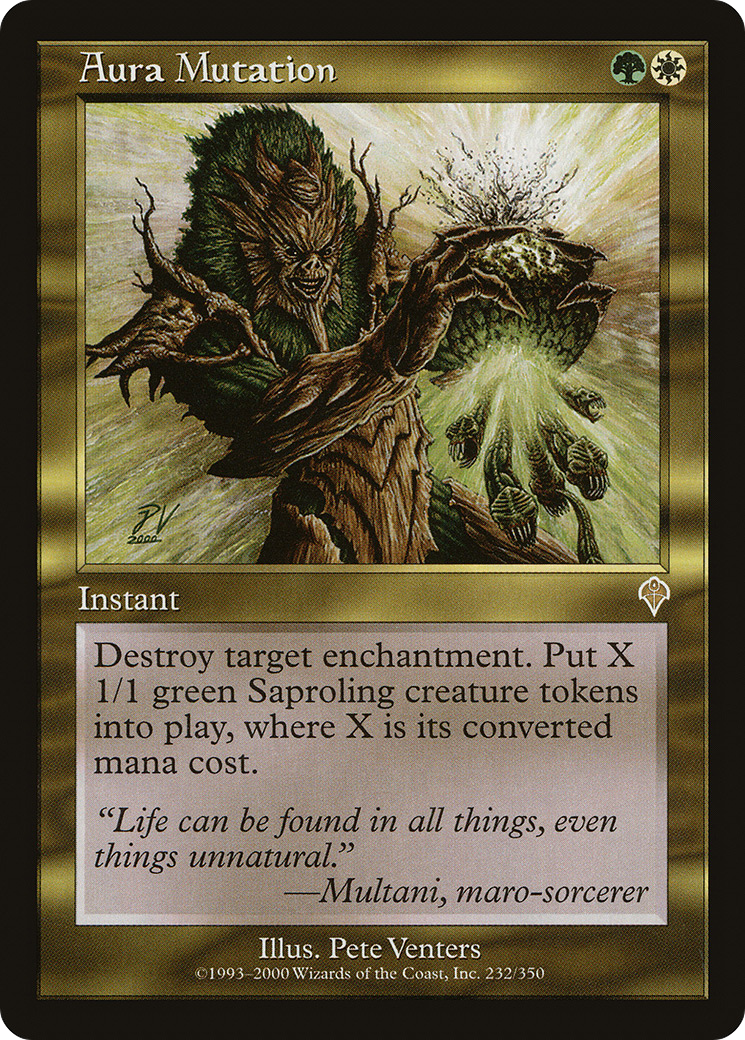 Aura Mutation (INV-232) [Invasion] Foil MTG Single Wizards of the Coast