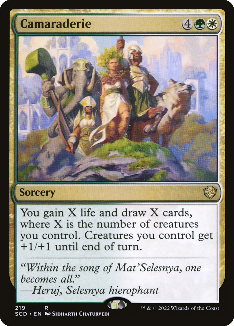 Camaraderie (SCD-219) [Starter Commander Decks] MTG Single Wizards of the Coast
