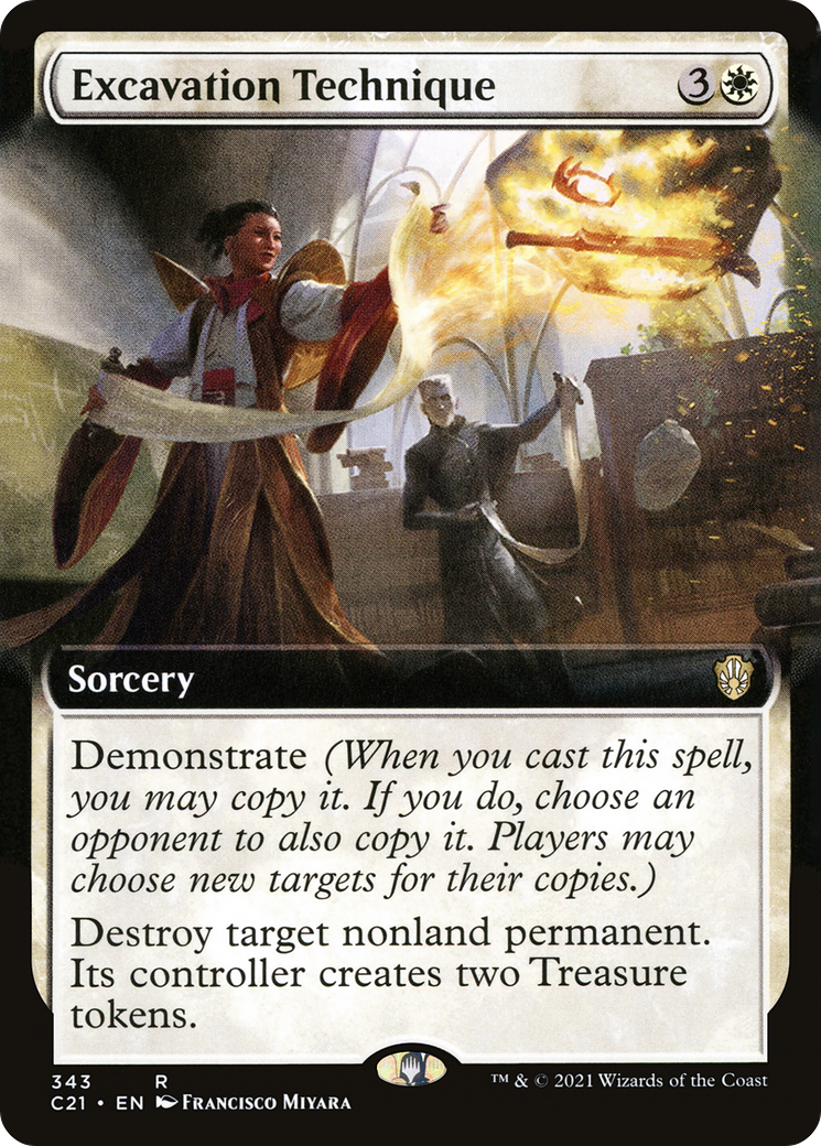 Excavation Technique (C21-343) [Commander 2021] (Extended Art) MTG Single Wizards of the Coast