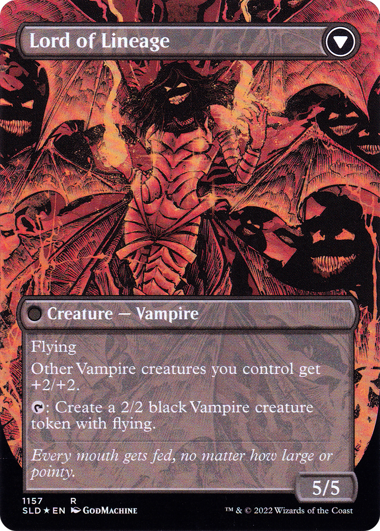 Bloodline Keeper (SLD-1157) [Secret Lair] Drop (Borderless) Foil MTG Single Wizards of the Coast