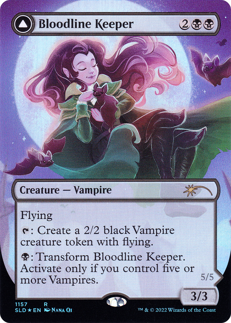 Bloodline Keeper (SLD-1157) [Secret Lair] Drop (Borderless) Foil MTG Single Wizards of the Coast