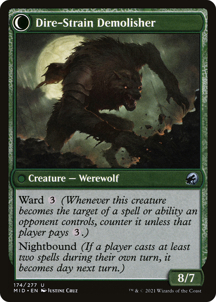 Burly Breaker (MID-174) [Innistrad: Midnight Hunt] Foil MTG Single Wizards of the Coast
