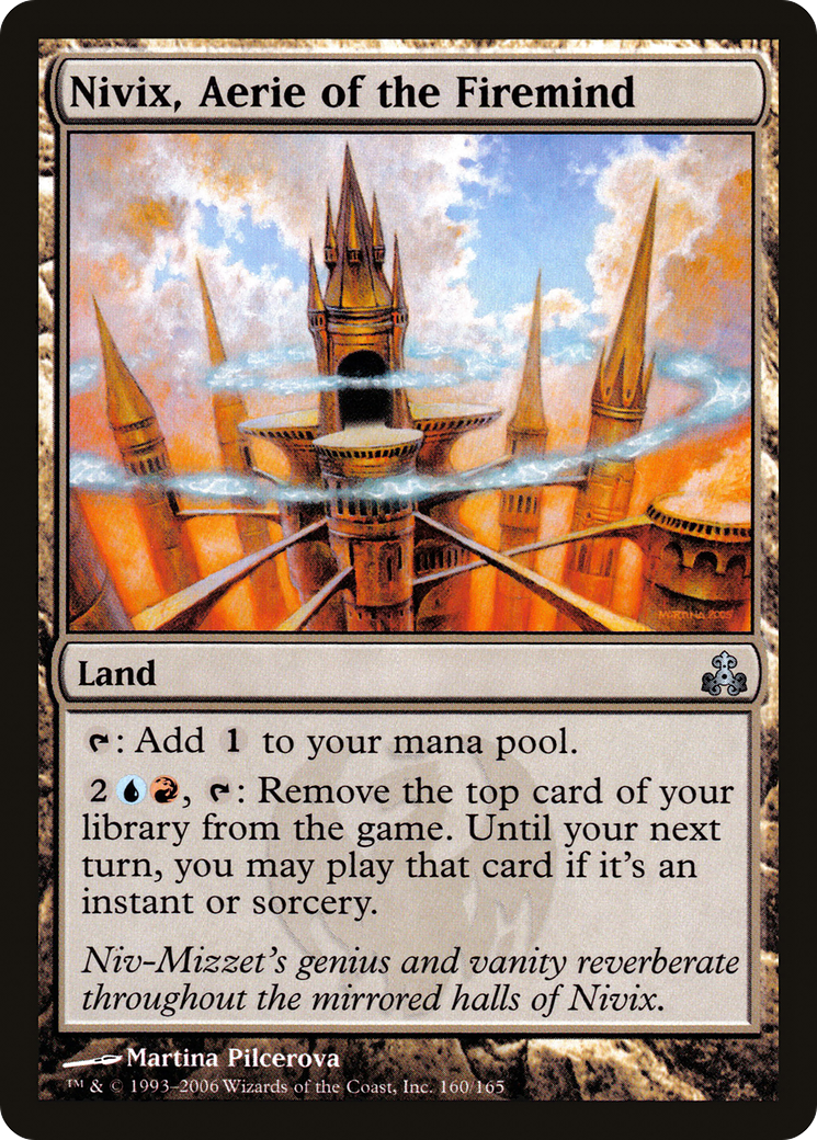Nivix, Aerie of the Firemind (GPT-160) [Guildpact] Foil MTG Single Wizards of the Coast