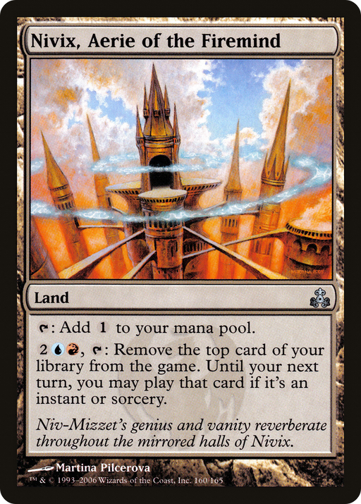 Nivix, Aerie of the Firemind (GPT-160) [Guildpact] MTG Single Wizards of the Coast