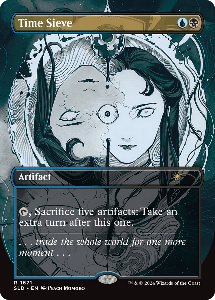 Time Sieve (SLD-1671) [Secret Lair] Drop (Borderless) MTG Single Wizards of the Coast