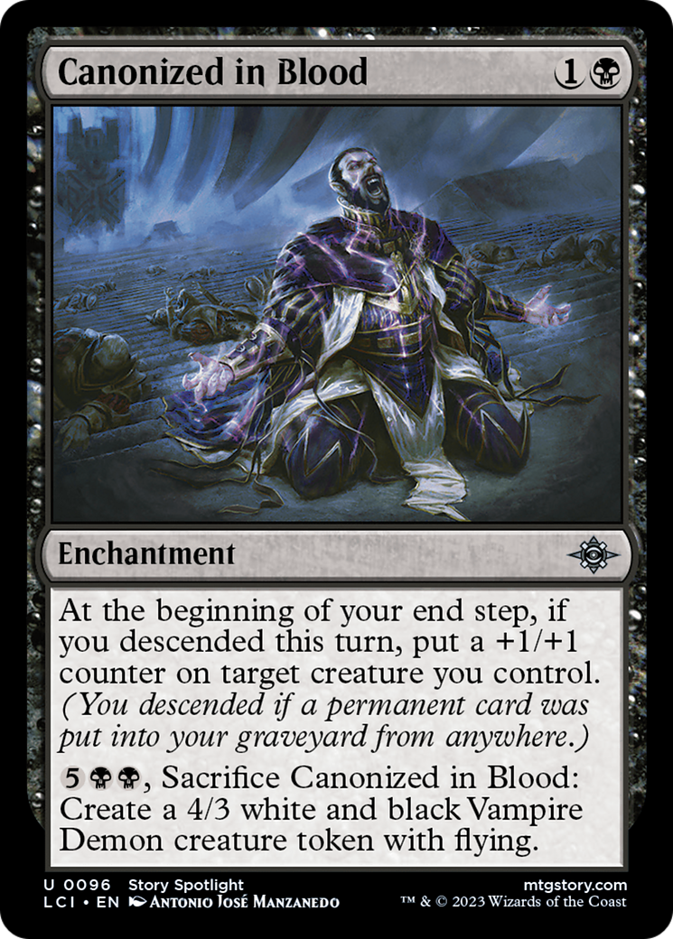 Canonized in Blood (LCI-096) [The Lost Caverns of Ixalan] Foil MTG Single Wizards of the Coast