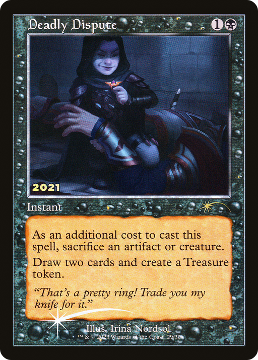 Deadly Dispute (30A-P-029) [Misc] 30th Anniversary Play Promos Foil MTG Single Wizards of the Coast