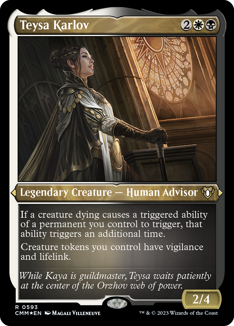 Teysa Karlov (CMM-593) [Commander Masters] Etched Foil MTG Single Wizards of the Coast