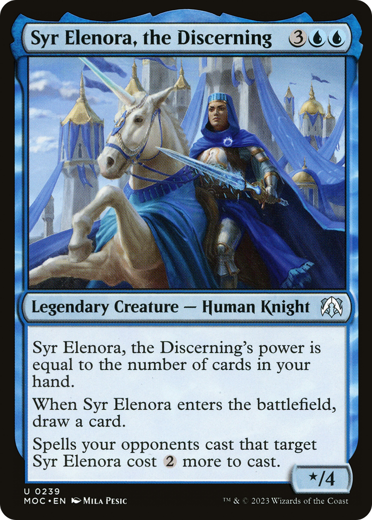 Syr Elenora, the Discerning (MOC-239) [March of the Machine Commander] MTG Single Wizards of the Coast