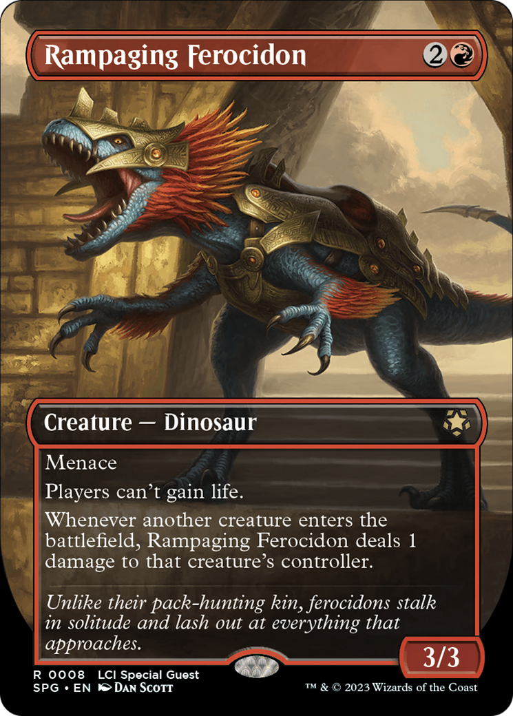 Rampaging Ferocidon (SPG-008) [Special Guests] (Borderless) MTG Single Wizards of the Coast