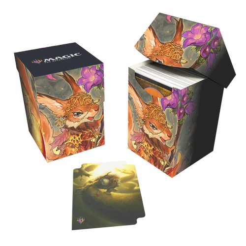 Ultra Pro: Deck Box 100+ - "Hazel of the Rootbloom" MTG Bloomburrow Deck Boxes & Storage Ultra Pro