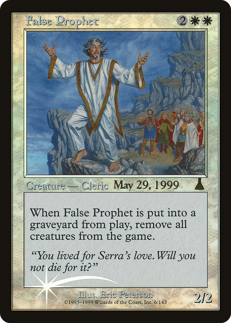 False Prophet (PRE-006) [Urza's Destiny Promos] Foil MTG Single Wizards of the Coast