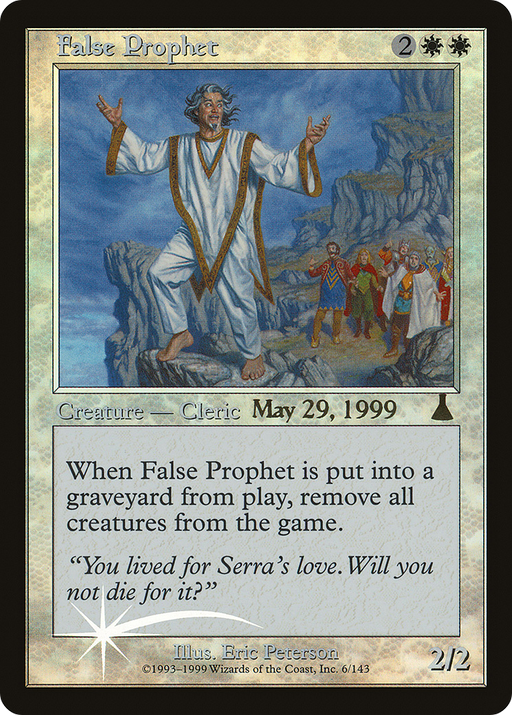 False Prophet (PRE-006) [Urza's Destiny Promos] Foil MTG Single Wizards of the Coast