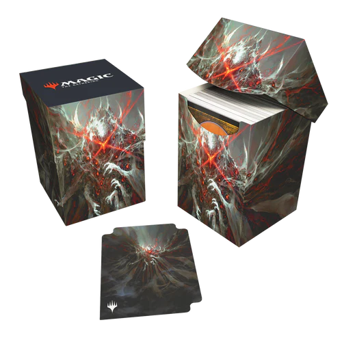 Ultra Pro: Deck Box 100+ - "Valgavoth, Harrower of Souls" MTG Duskmourn Deck Boxes & Storage Ultra Pro