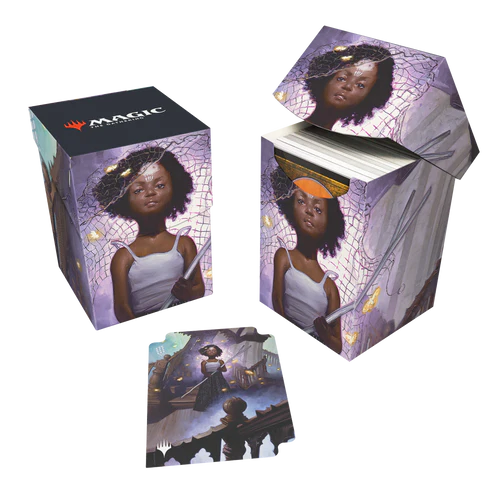 Ultra Pro: Deck Box 100+ - "Aminatou, Veil Piercer" MTG Duskmourn Deck Boxes & Storage Ultra Pro