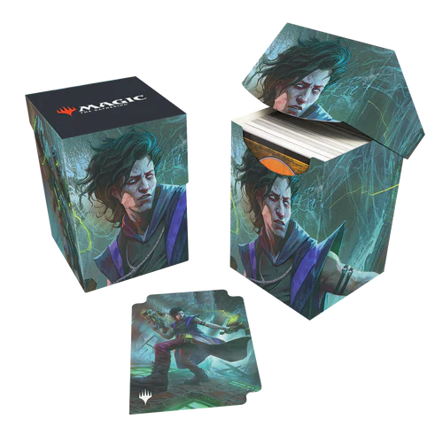 Ultra Pro: Deck Box 100+ - "Winter, Cynical Opportunist" MTG Duskmourn Deck Boxes & Storage Ultra Pro