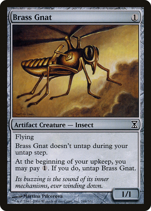 Brass Gnat (TSP-249) [Time Spiral] Foil MTG Single Wizards of the Coast