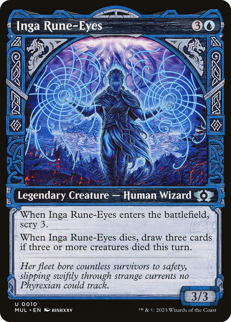 Inga Rune-Eyes (MUL-010) [Multiverse Legends] (Showcase) MTG Single Wizards of the Coast