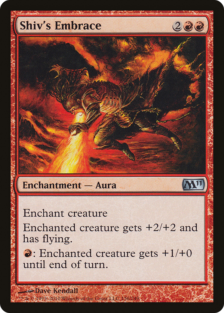 Shiv's Embrace (M11-156) [Magic 2011] MTG Single Wizards of the Coast