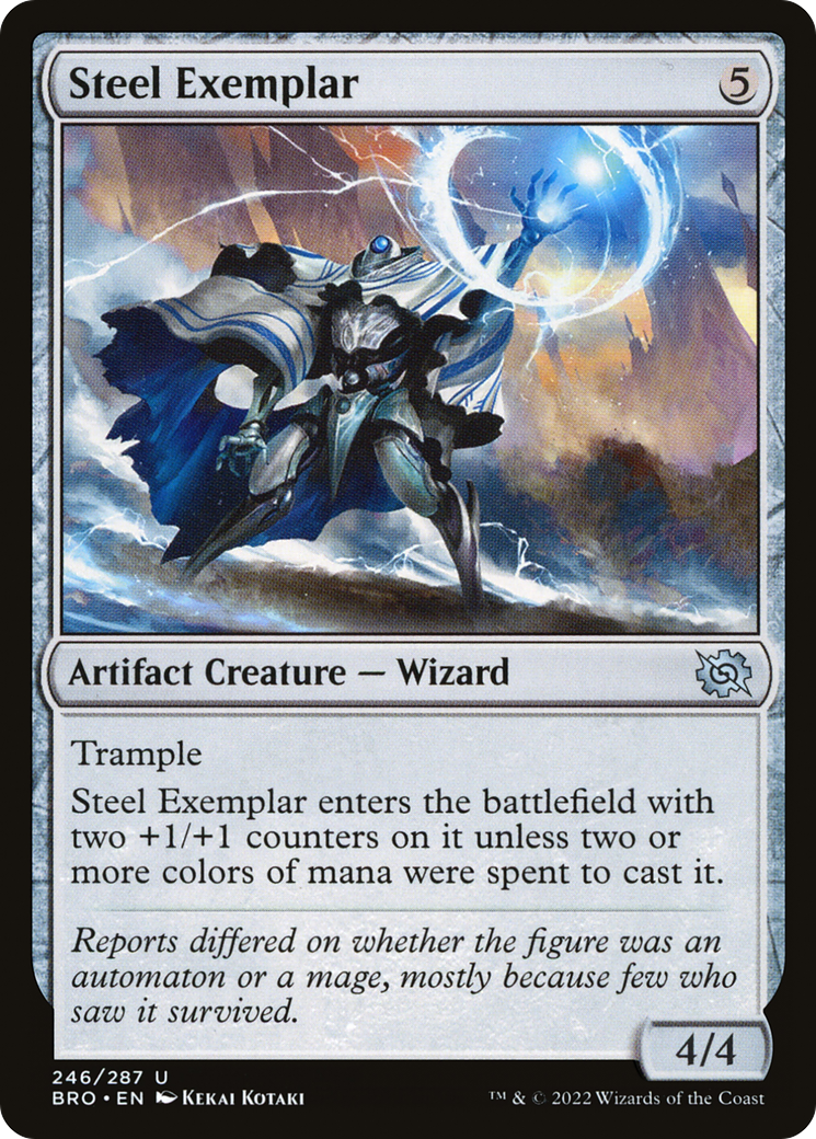 Steel Exemplar (BRO-246) [The Brothers' War] Foil MTG Single Wizards of the Coast