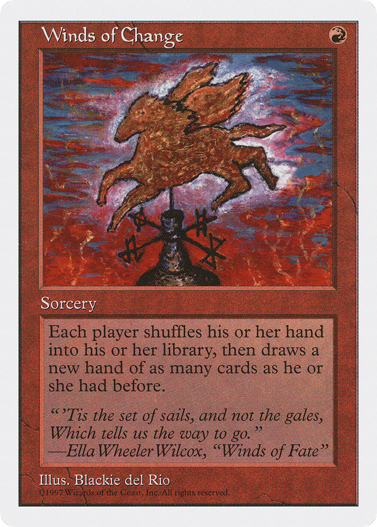 Winds of Change (5ED-) [Fifth Edition] MTG Single Wizards of the Coast