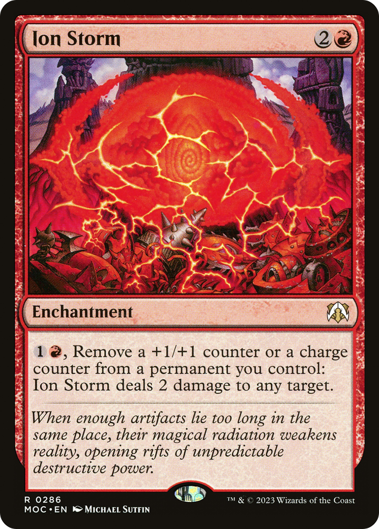 Ion Storm (MOC-286) [March of the Machine Commander] MTG Single Wizards of the Coast