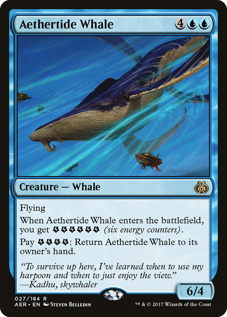 Aethertide Whale (AER-027) [Aether Revolt] MTG Single Wizards of the Coast
