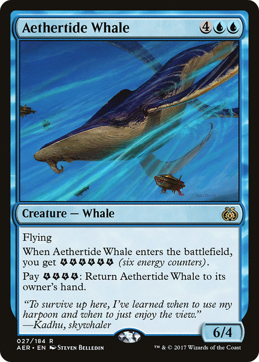Aethertide Whale (AER-027) [Aether Revolt] MTG Single Wizards of the Coast