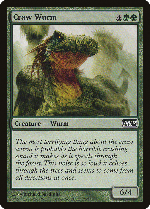 Craw Wurm (M10-173) [Magic 2010] MTG Single Wizards of the Coast