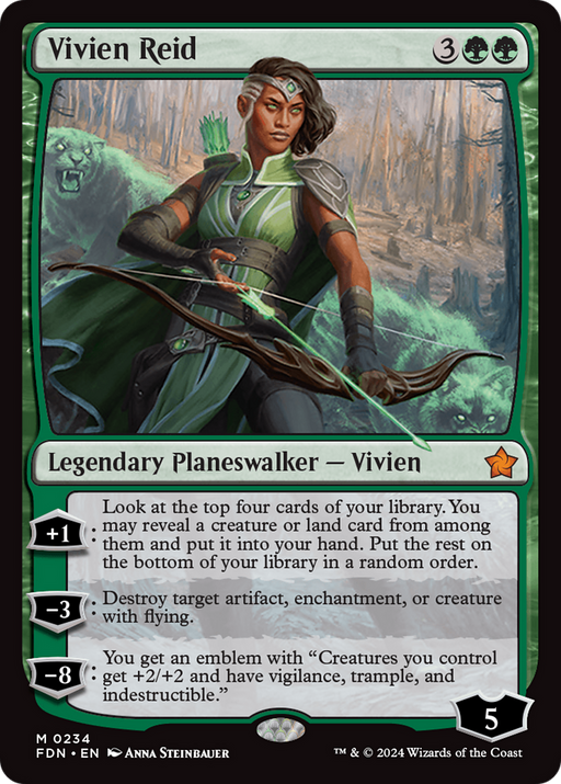 Vivien Reid (FDN-234) [Foundations] Foil MTG Single Wizards of the Coast