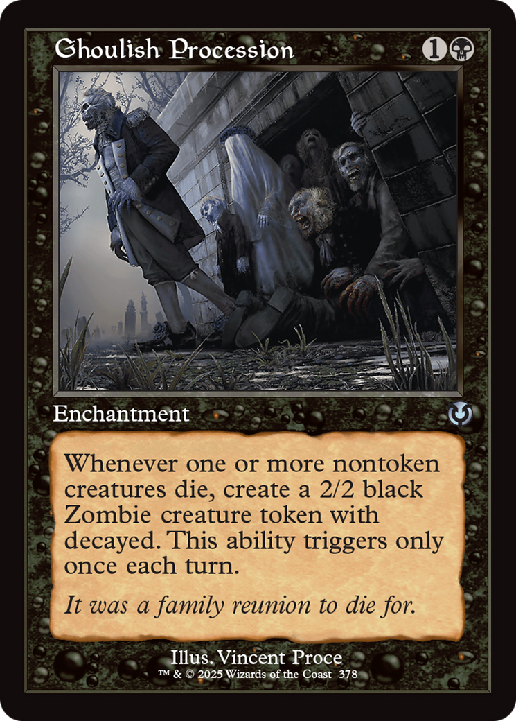 Ghoulish Procession (INR-378) [Innistrad Remastered] Foil MTG Single Wizards of the Coast
