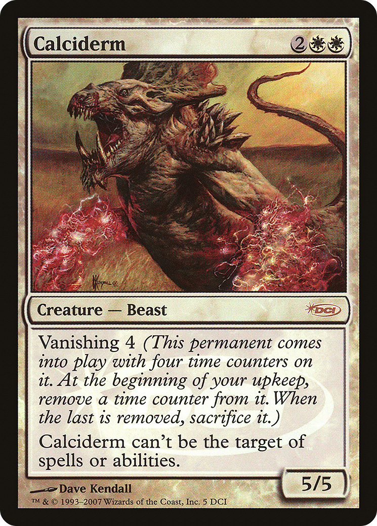 Calciderm (WPN-005) [Misc] DCI Promos Foil MTG Single Wizards of the Coast